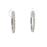 Diamond Hoop Earrings